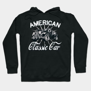 American Classic Car vintage Truck Hoodie